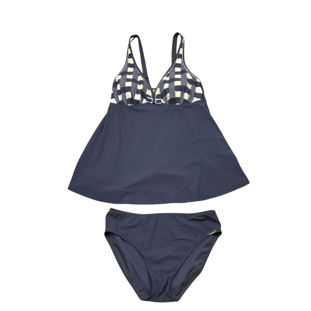 Ladies Sunflair Brand‎ Two Piece Tankini Swim Suit Size 42, US 14 with C Cup